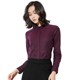 Sakura female shirt grinding Mao Qiuhuang long -sleeved top fashion plus velvet versatile bottom cotton red shirt