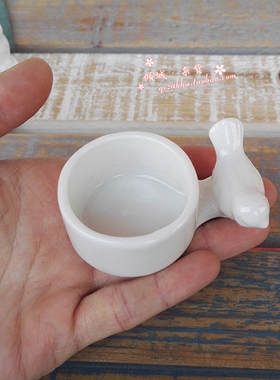 白瓷森林动物合辑高温陶瓷森系