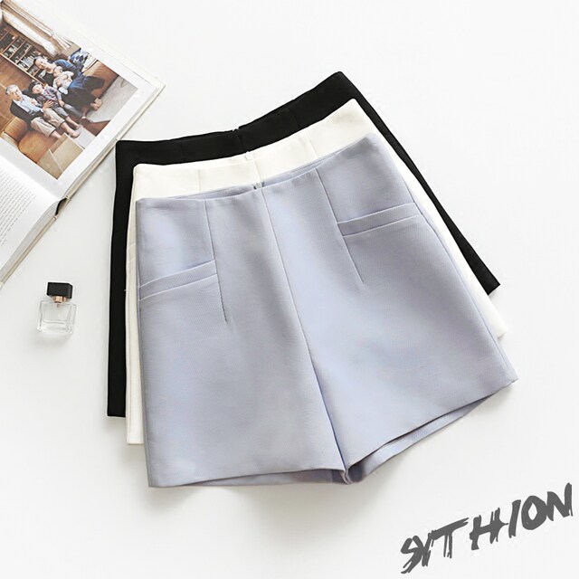 ຊຸດໂສ້ງຂາສັ້ນເປັນແອວ elastic slimming ວ່າງ