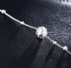 Chính hãng s925 sterling bạc bóng tinh tế vòng đeo tay Nữ khí chất thời trang đa năng cá tính chuyển hạt trang sức sinh viên quà tặng - Vòng đeo tay Clasp