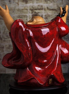 陶瓷客厅乔迁送礼手工大肚弥勒佛