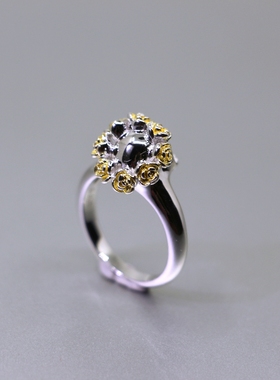 盒子里的鲸原创设计纯银骷髅头