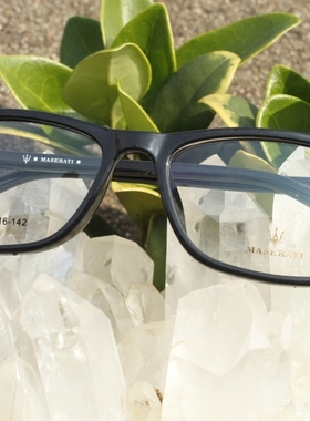 天然水晶眼镜  石头镜  TR90镜框  可用于平光老花近视镜 附证书