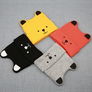 婴儿针织毛线帽