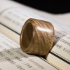 Dragon Chong and Carved Zhai Golden Phoebe Full of Water Ripples Finger