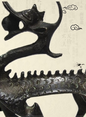 黄铜笔架仿古青铜器古董收藏品