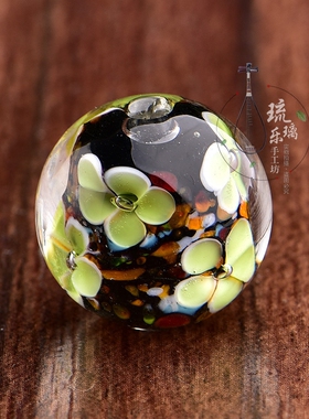 diy雕花琉璃刀马旦流苏散珠新品