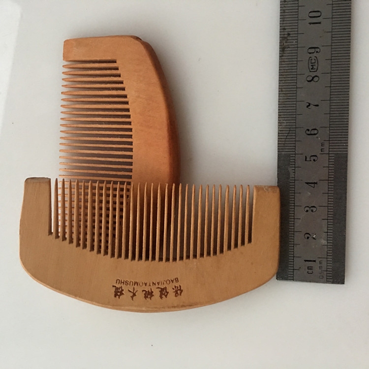 梳子桃木梳子迷你学生开学梳子礼品店两元店发饰盘发梳满包邮木梳 - 图1