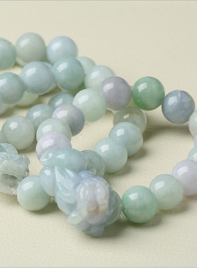 缅甸A货玉器工艺品全新貔貅手链