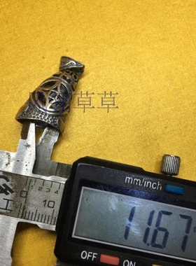 爆款推荐纯银动物牙齿防裂牙齿加工套镶嵌包银套吊坠厂家直销