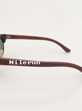 墨镜时尚风镀蓝膜金色偏光镜片