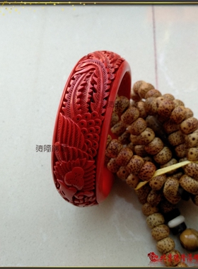 新娘结婚礼品精雕龙凤呈祥手镯