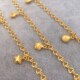 New Euro coin gold star adjustable anklet that does not fade