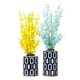Geometric pattern ceramic vase decoration living room neoclassical