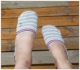 Hải quân sọc cotton vớ nữ vô hình nông miệng mỏng phần Hàn Quốc và Nhật Bản thể thao văn học vớ vớ trượt - Vớ mắt cá chân vớ mùa hè siêu mỏng Vớ mắt cá chân