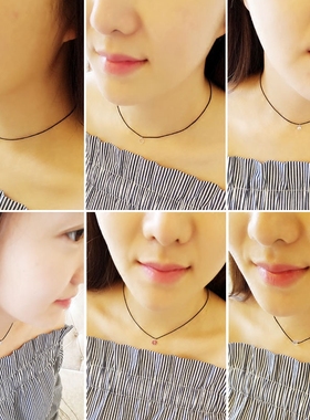 时尚风绳子男女款银饰品小吊坠