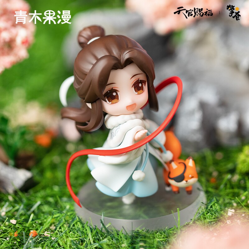Genuine Heavenly Officials Blessed Flying Flowers Thousand Knot Q Edition Hand-held Xie Lihua City Model Doll Doll Ornaments Qingcang Surrounding - 1