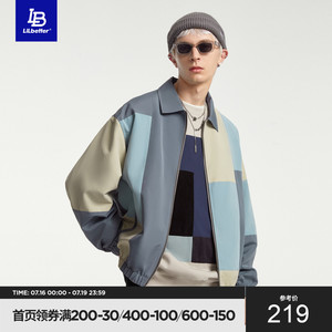 Lilbetter夹克男2022春秋新款潮牌上衣男装翻领潮流衣服男士外套