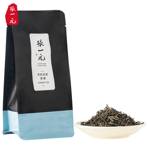 张一元茶叶茉莉花茶花茶茶叶横县茉莉花茉莉银毫袋装茶50g