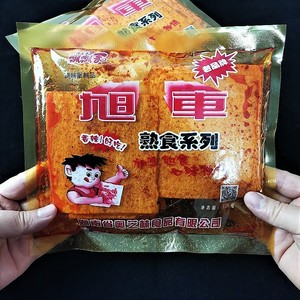 湖南辣条许多才飘飘香湘旭车大辣片108g*5包特辣零食麻辣包装熟食