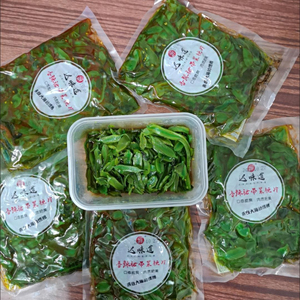 即食裙带菜梗段开胃凉拌下饭菜400克一袋海白菜咸辣口味拌饭搭档