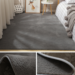 地毯卧室家用加厚超柔满铺可爱床边毯可水洗榻榻米地垫客厅茶几毯