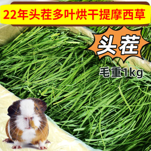 提摩西草新草牛宠烘干提草兔子粮食毛重1kg荷兰猪草料甘肃兔干草