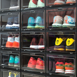 纳美嘉AJ球鞋亚克力收盒透明篮球鞋鞋盒收藏展示鞋柜球鞋收纳鞋架