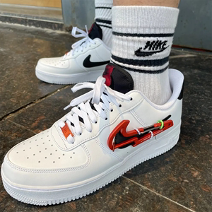 Nike/耐克 Air force1 AF1空军一号男鞋登山扣白色板鞋DH7579-100