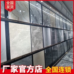 广东佛山灰色全抛釉瓷砖地砖800x800客厅通体大理石地板砖卧室