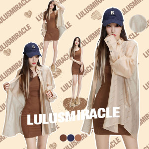 LulusMiracle李小璐2022年夏季新款小众设计感通勤时尚防晒衫女