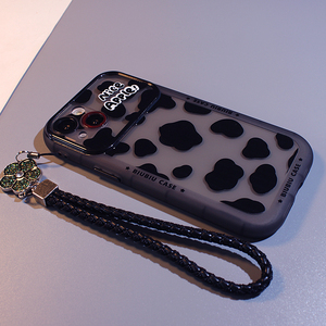 新款豹纹适用iPhone13苹果12promax手机壳11女简约xr全包xs透明壳