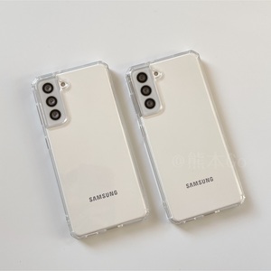 简约质感透明适用于S22ultra三星S21+手机壳S21 FE软壳Note20全包