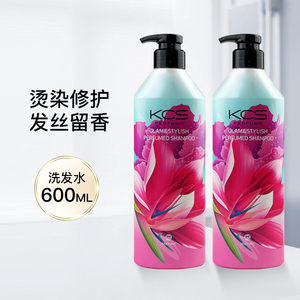 韩国爱敬kcs洗发水花香魅力洗发水发丝留香控油去屑洗发水600ml