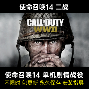 使命召唤14二战单机剧情战役模式  steam正版pc中文单机游戏合集