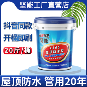 坚能防水涂料楼顶补漏王裂缝防水材料外墙楼面漏水屋面屋顶补漏胶