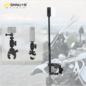 十玛摩托车专用拍摄杆固定gopromax 360instaonersx2运动相机支架