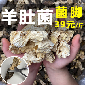 羊肚菌脚干货500g非野生新鲜菌类特级煲汤食材羊肚菌柄菌脚香菇蘑