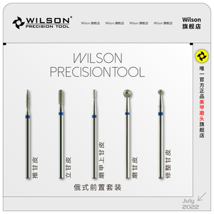 WILSON惠而顺俄式前置套装-电镀金刚石-人气美甲工具直销新款上市