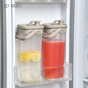 日本透明家用带刻度耐高温凉白开凉水壶冰箱大容量冷水壶果汁杯子