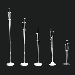 桌飘支架透明托杆汽球底座支撑架装饰架子道具地飘立柱路引气球束