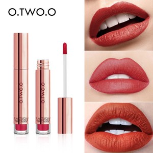 O.TWO.O不沾杯持久不掉色哑光唇彩液体学生口红12色matt lipstick