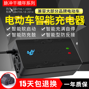 电动车电瓶车充电器48v12ah20ah60v64v72v爱玛台铃小刀电车三轮车