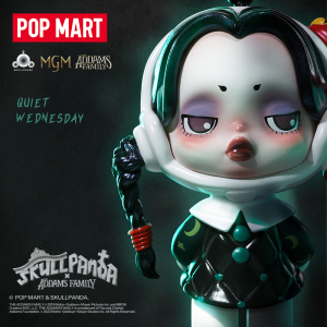 POPMART泡泡玛特 SKULLPANDA亚当斯一家盲盒玩具摆件潮流手办公仔