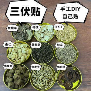 三伏贴药材粉手工diy医者正心中药材冬病夏治脾胃100片