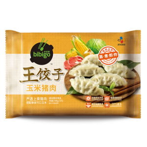 CJ必品阁玉米猪肉王饺子490g/袋