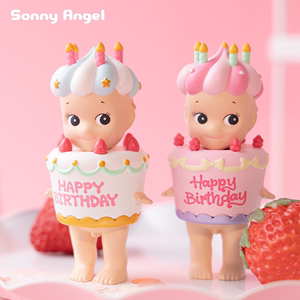 Sonny Angel 生日礼物蛋糕日本治愈天使盲盒公仔手办摆件天使娃娃