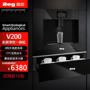 Reg雷哲V200嵌入式饮水机净水器家用直饮机净饮机管线机冰水即热