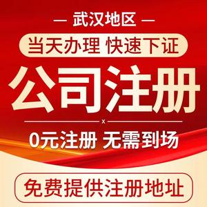 武汉公司注册营业执照办理代办企业个体工商注销变更代理记账报税