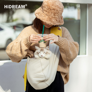 HiDREAM猫包外出便携宠物包出门狗背包狗包斜挎猫袋宠物外出包